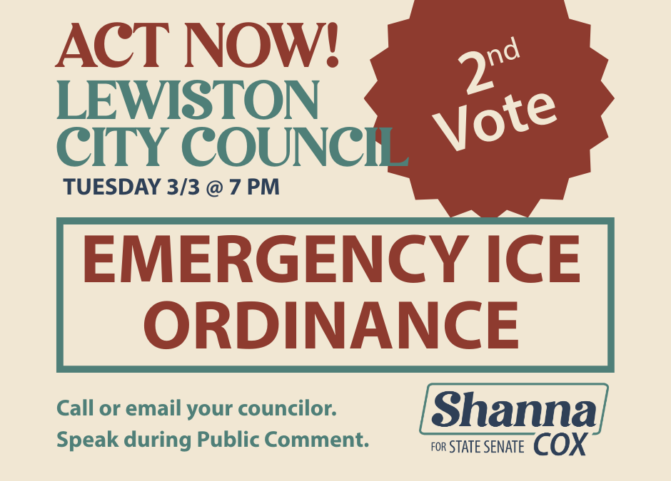 Lewiston Council Acts on ICE – 2nd and Final Vote